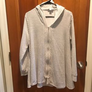 Adorable and soft simply Noelle full zip hoodie